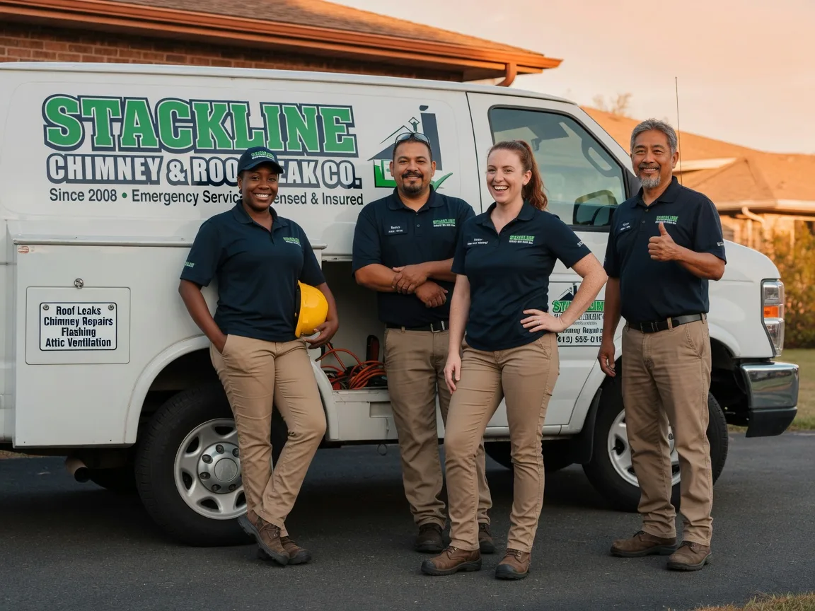 Chimney flashing repair company in Harrold, TX